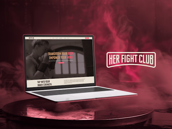 Her Fight Club - Website Design