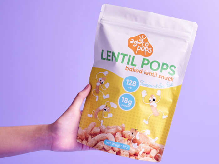 Branding & Packaging Design for Aggropops, Singapore.