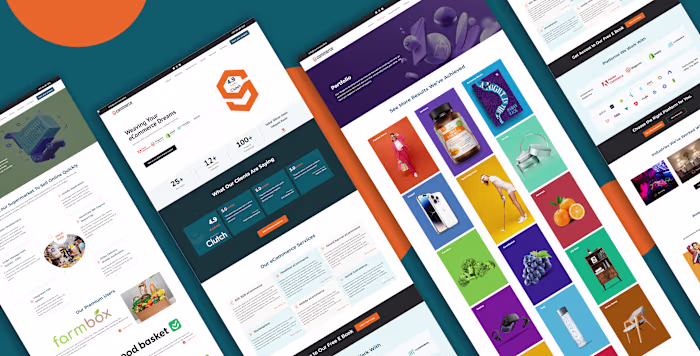 Corporate Website UI Design (COMMERCE9)