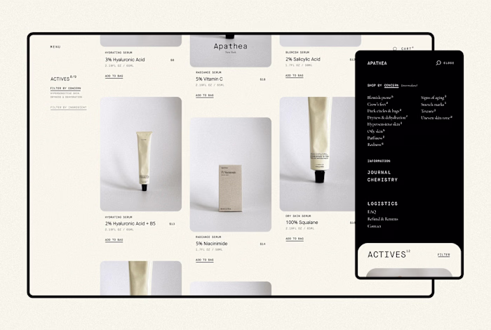 Apathea NY - Brand, Packaging and Web