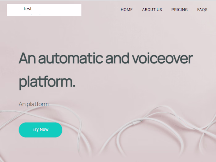 Voice over Web App