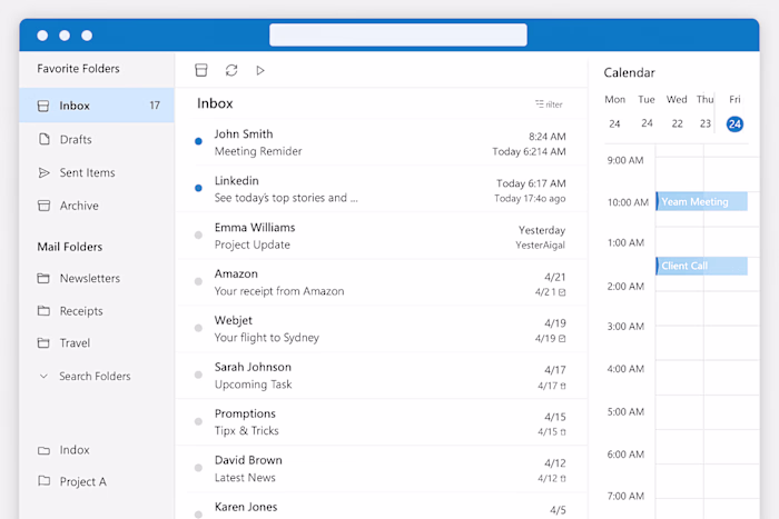 Inbox Organization Sample
