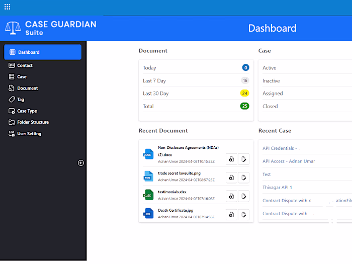 CaseGuardian Suite: Revolutionizing Legal Document Management