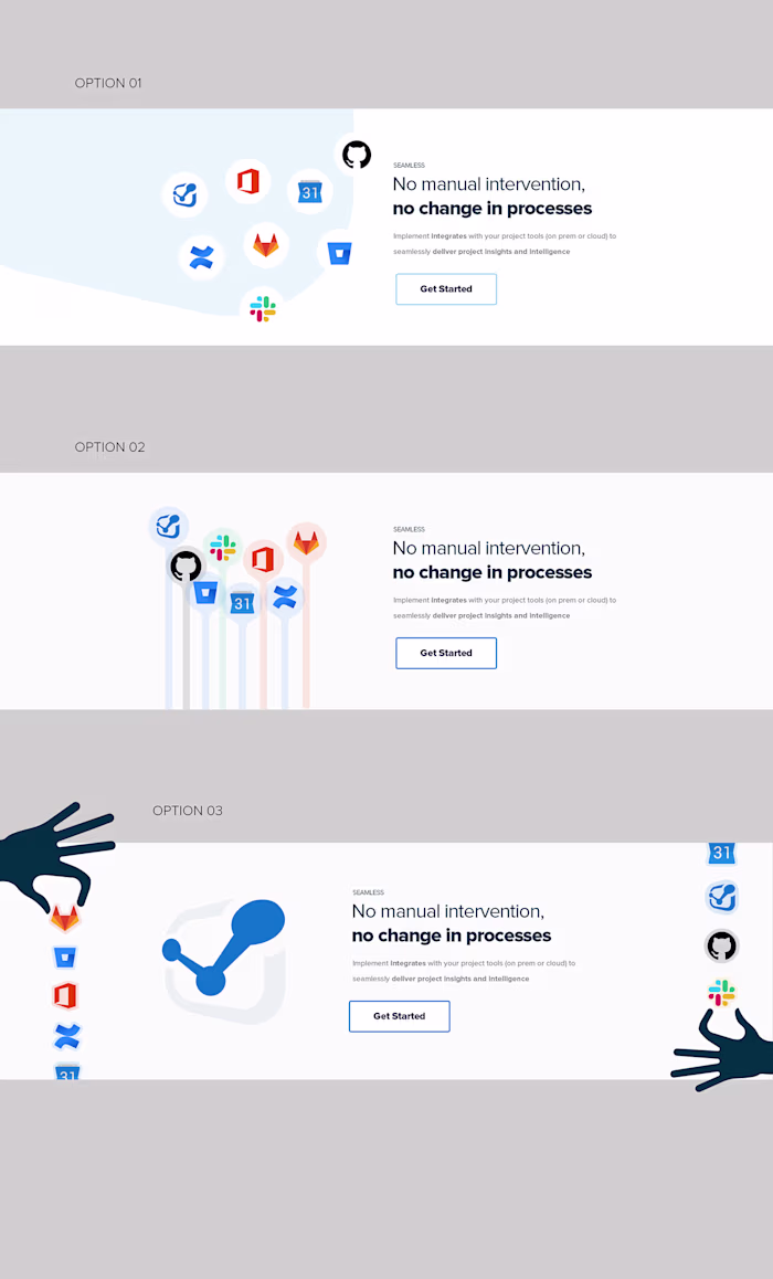 Web Design Concept for a Product-Based Company