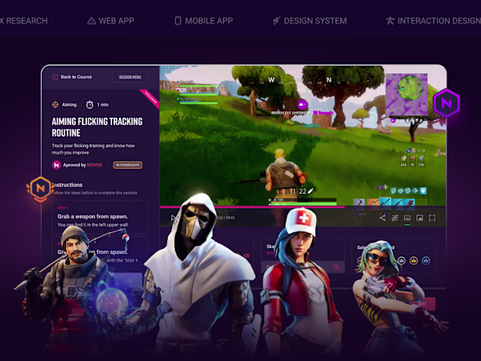 SaaS & Mobile Product Design for Gaming Platform