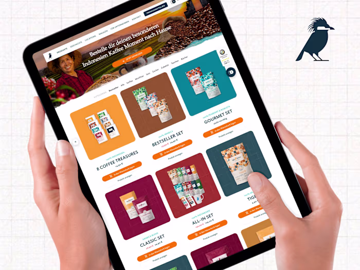 MyBali Coffee • Landing Page & WooCommerce Store