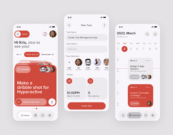 Task management App Design :: Behance