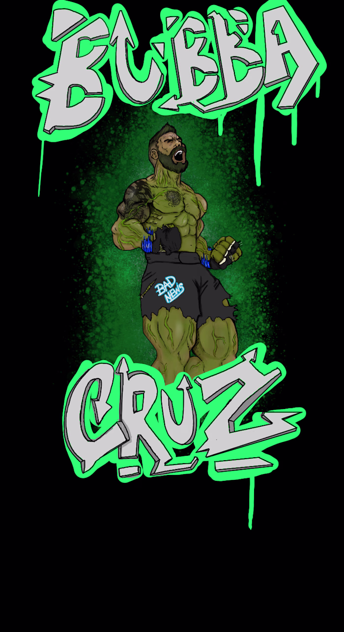 T-shirt design for a mixed martial arts fighter!