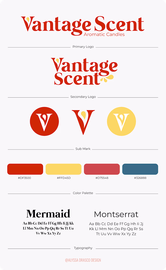 Vantage Scent Brand Design