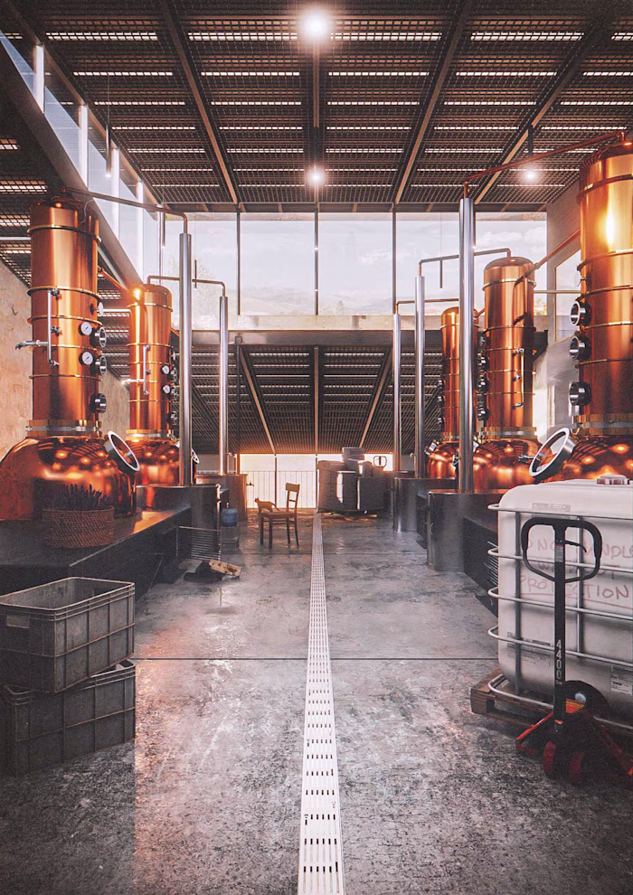 Distillery in Greece