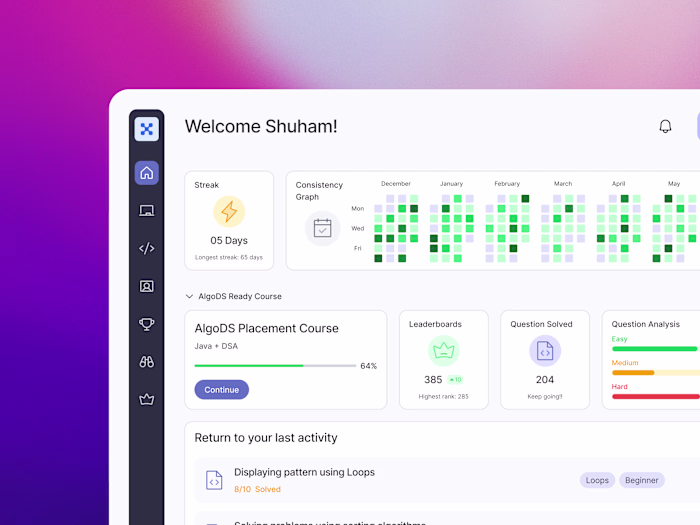 SaaS Coding Platform for College & University Students