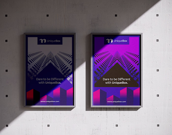 UniqueBox - Real estate Brand identity design