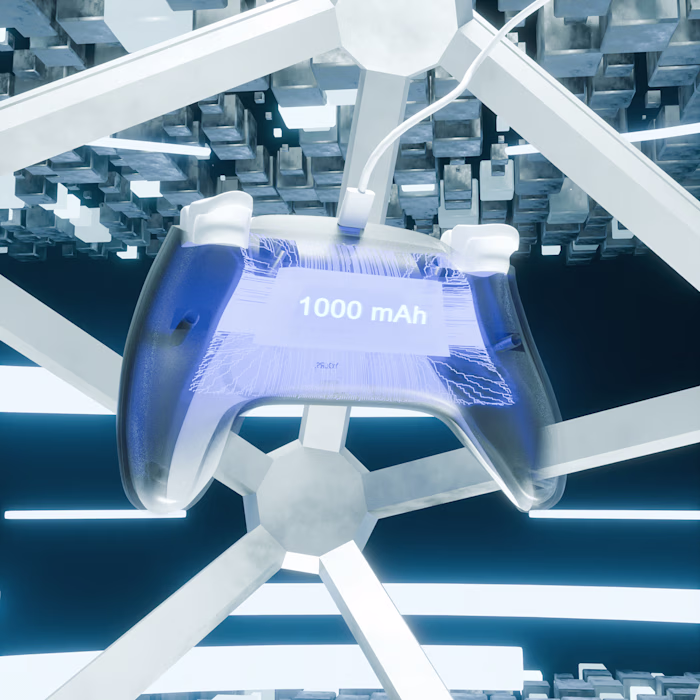 3D Gaming Controller Animation