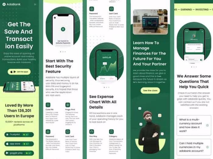 Landing Pages Website