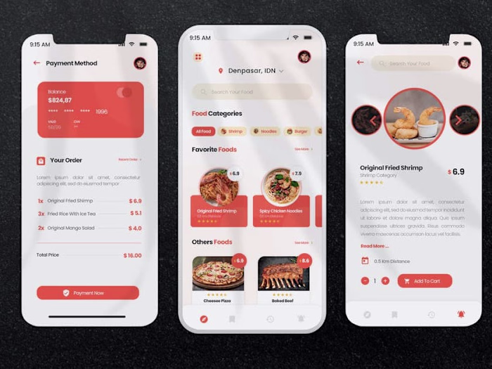 Food Delivery App UI Kit