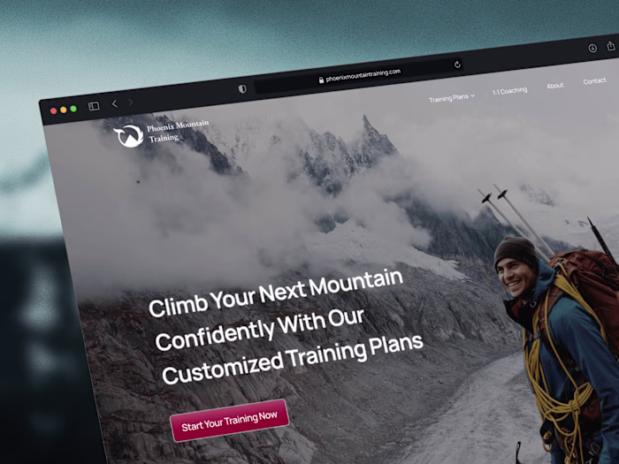 Phoenix Mountain Training: Website Design and Framer Development