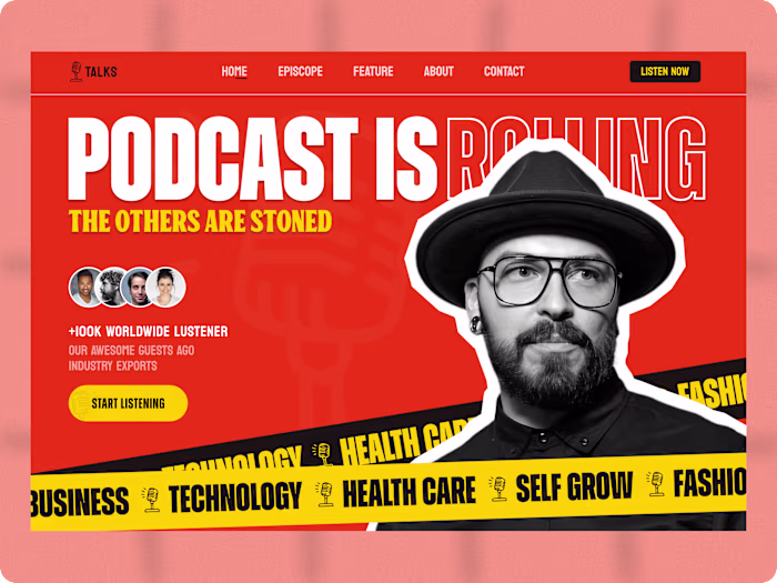 Podcast Landing Page