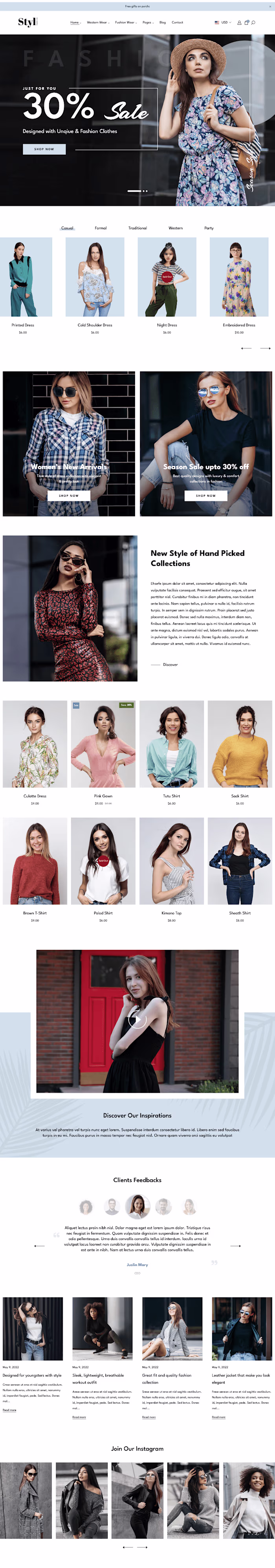 Fashion Brand (Shopify Store)