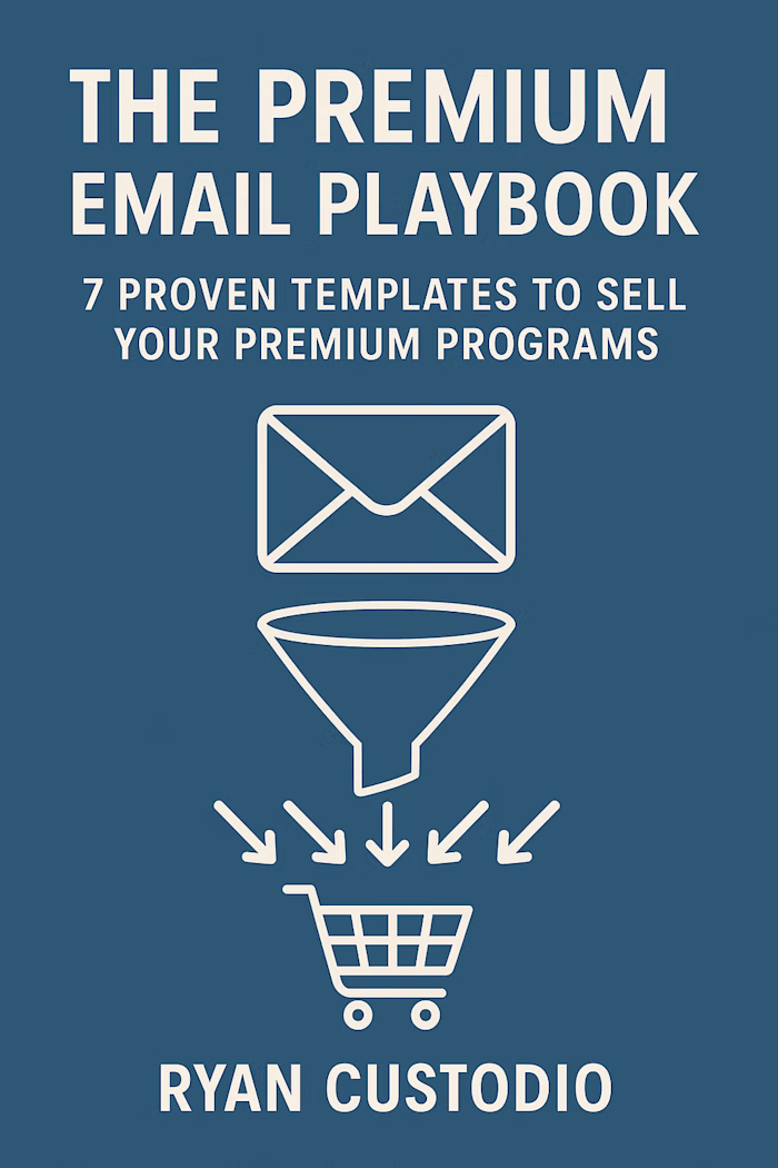 The funnel I created for my own email marketing business. 