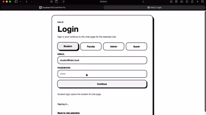 I designed and built the