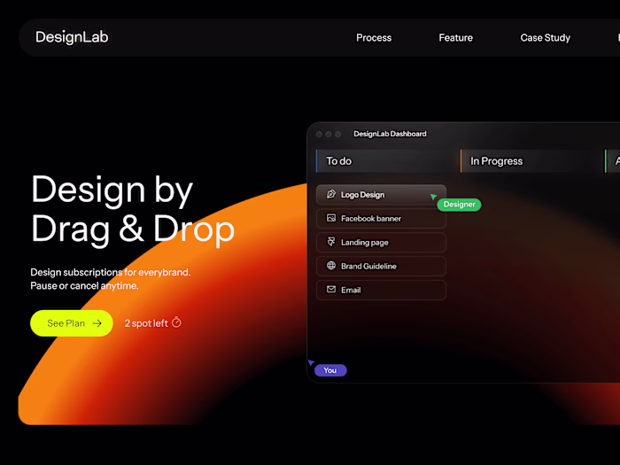 Designlab - Framer website template