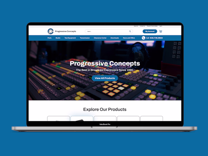 Crafted a modern, high-impact website
