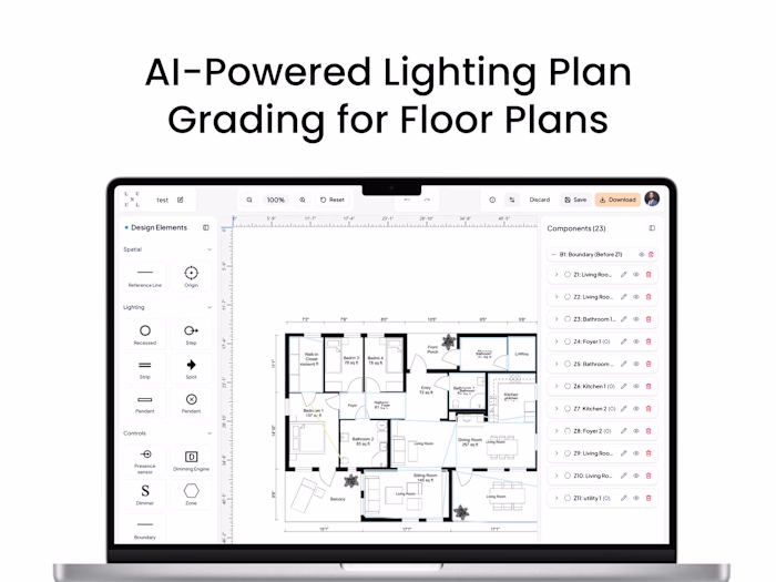 Floor Plan Lighting Design App Development