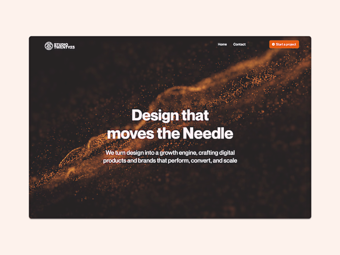 Designing a Scalable Website & Design System for Studio Twenty23