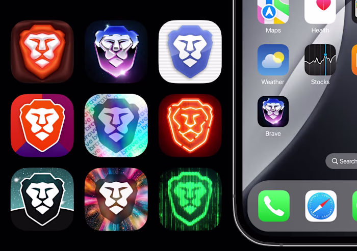 Custom browser icons