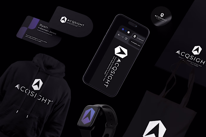ACQSIGHT | Logo & Brand Identity | Cybersecurity agency