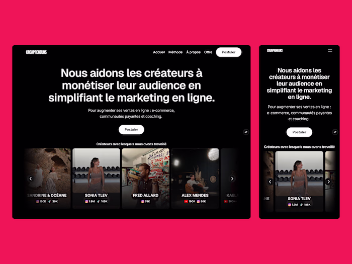 Sleek Modern Landing Page for Maximum Impact