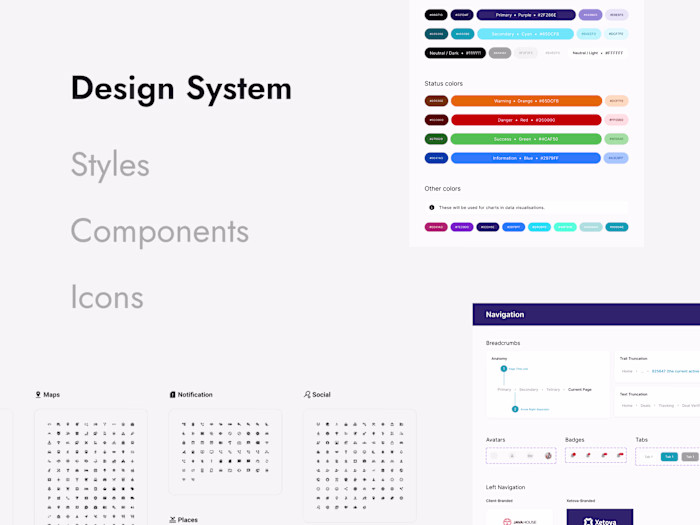 Xetova Design System - Unifying a B2B Company's Product Designs 