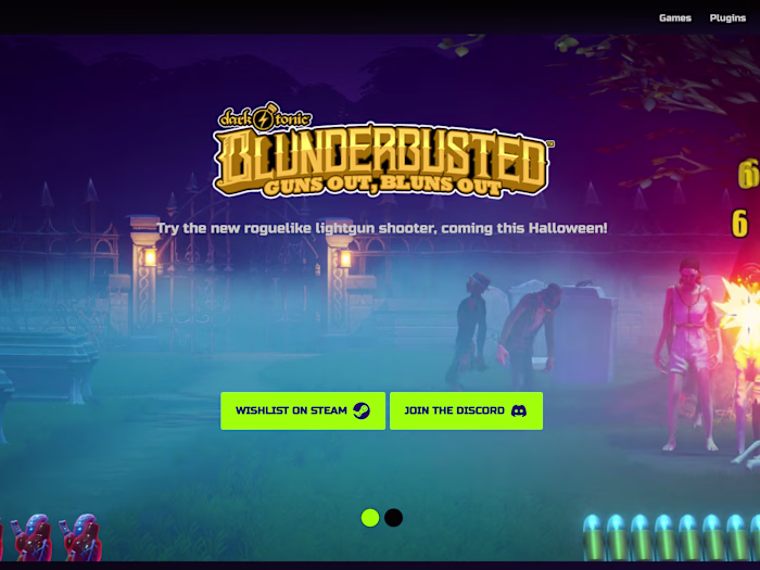 Dark Tonic Games Studio Website Redesign