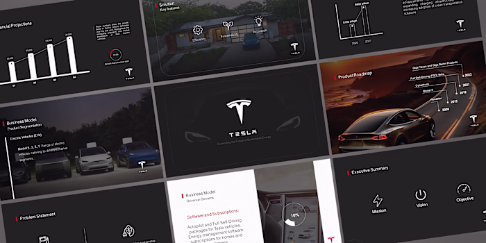 Tesla presentation (Pitch Deck) :: Behance