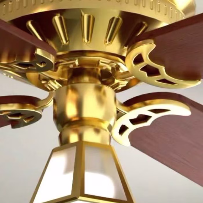 3D Modeled and animated ceiling fan