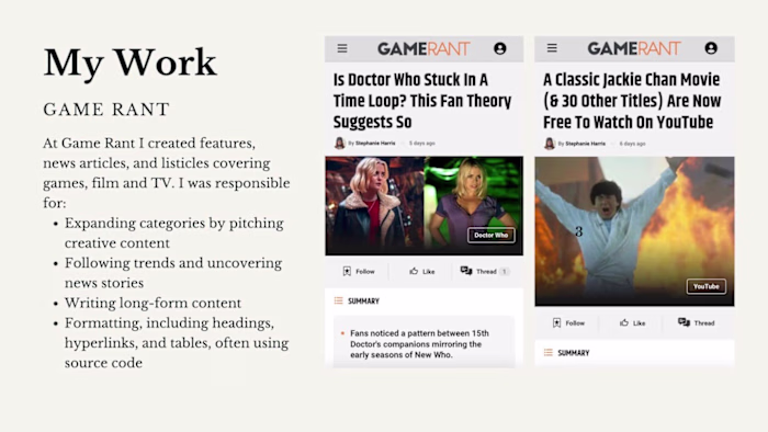 Writing About Pop Culture