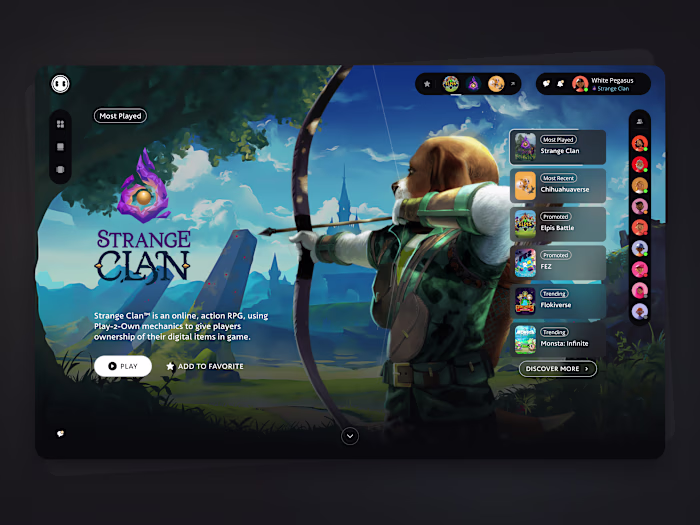 Virtual Worlds Launcher & Marketplace 