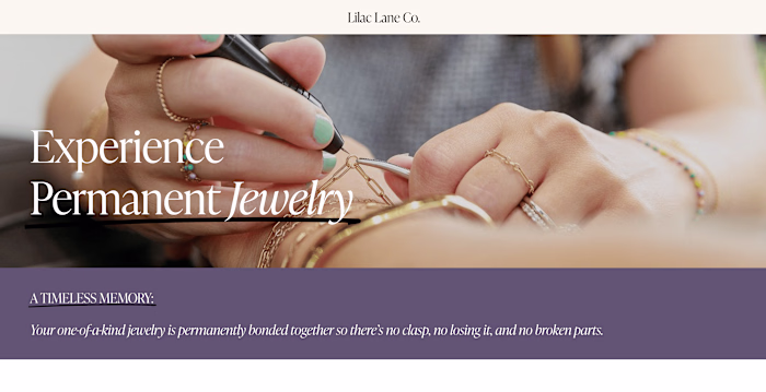 Lilac Lane Boutique Website