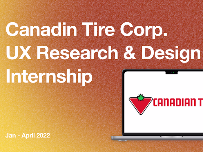 Canadian Tire Internship