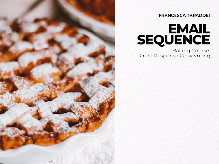 Email Sequence - Baking Course