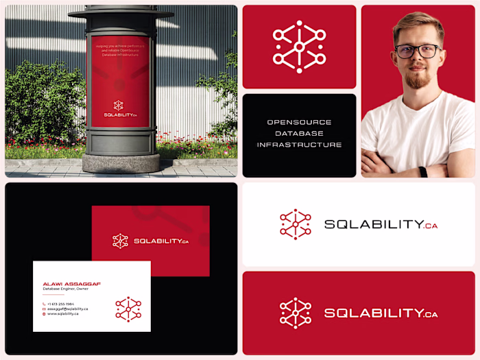 Brand identity design for a new IT consulting company