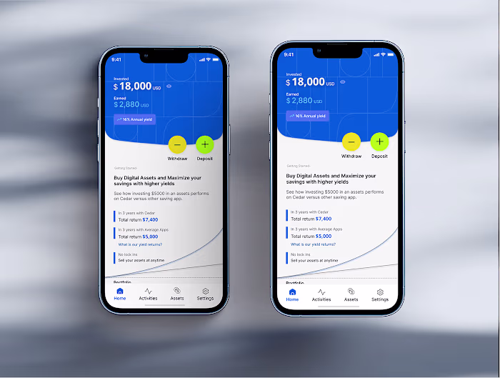 Cedar Investment App