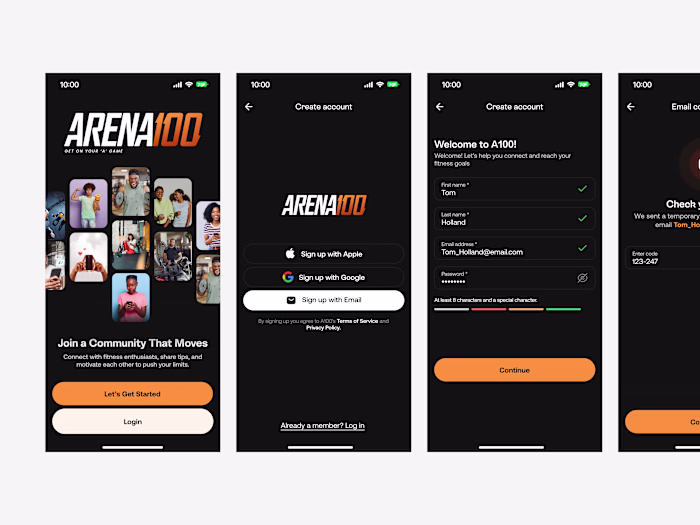 Areana100- Hydrid fitness app
