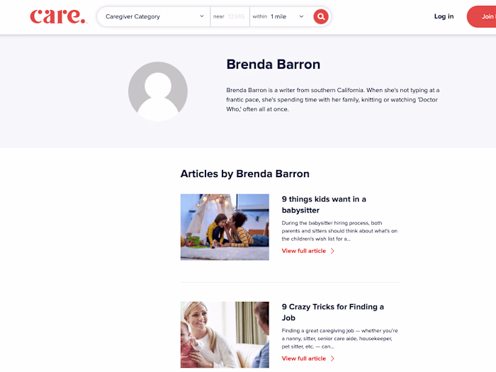 Childcare and Babysitting Articles for Care.com