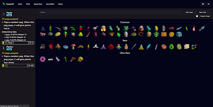 This is a website with