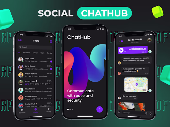 Messaging app development with extensive chat features