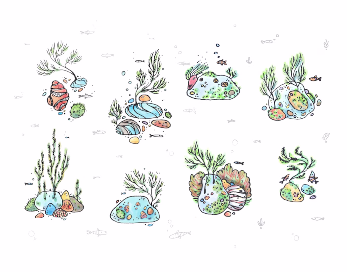 Marine Tattoo Sketches 🌊✨ A collection of tattoo designs in...