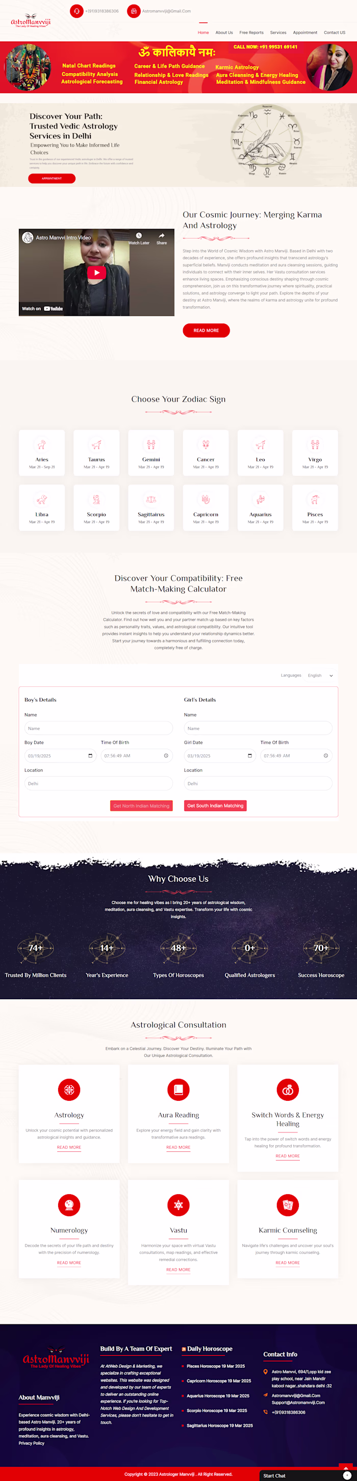 Astrology Website Revamp: Driving Organic Growth
