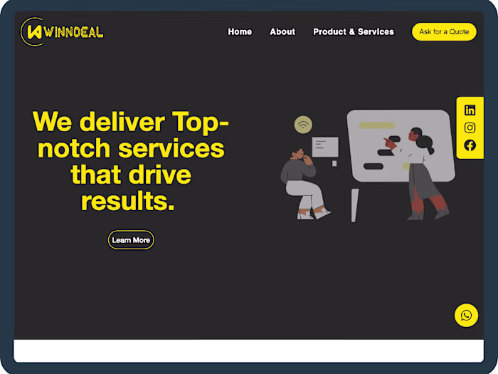 Winndeal IT Solutions Company Website