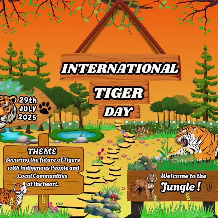 Poster on International Tiger Day